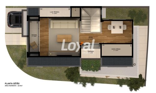 Planta Human VP151 Sótão